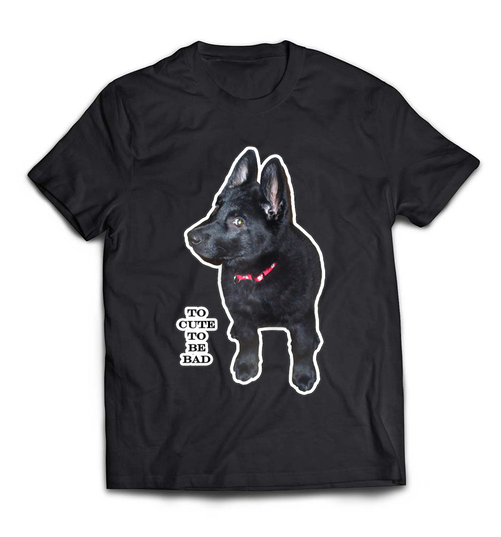 Too Cute to Be a Bad Puppy T-Shirt: Celebrate Your Adorable Companion